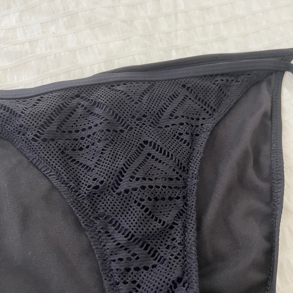 Crocheted Bikini Bottom with side ties